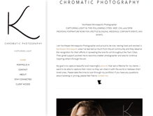 Tablet Screenshot of chromaticphoto.com